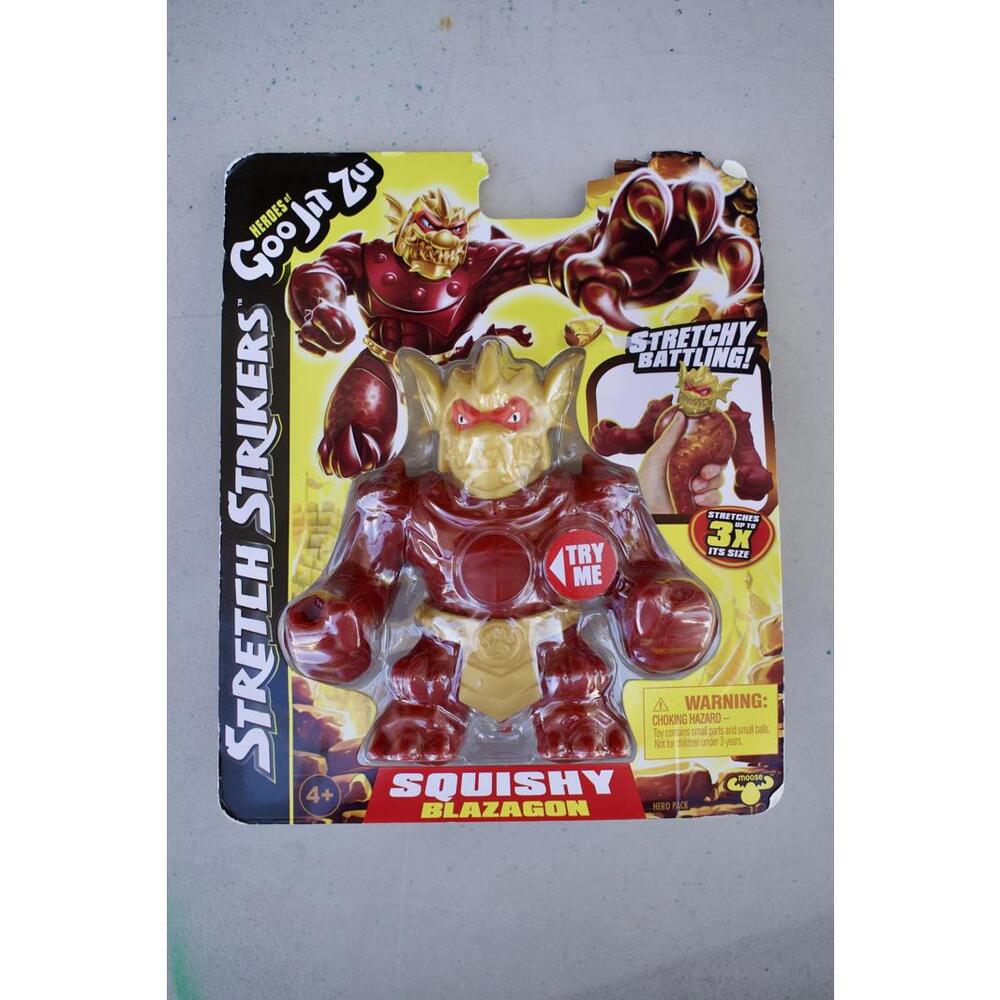 Goo Jit Zu Stretch Strikers Squishy Blazagon Action Figure